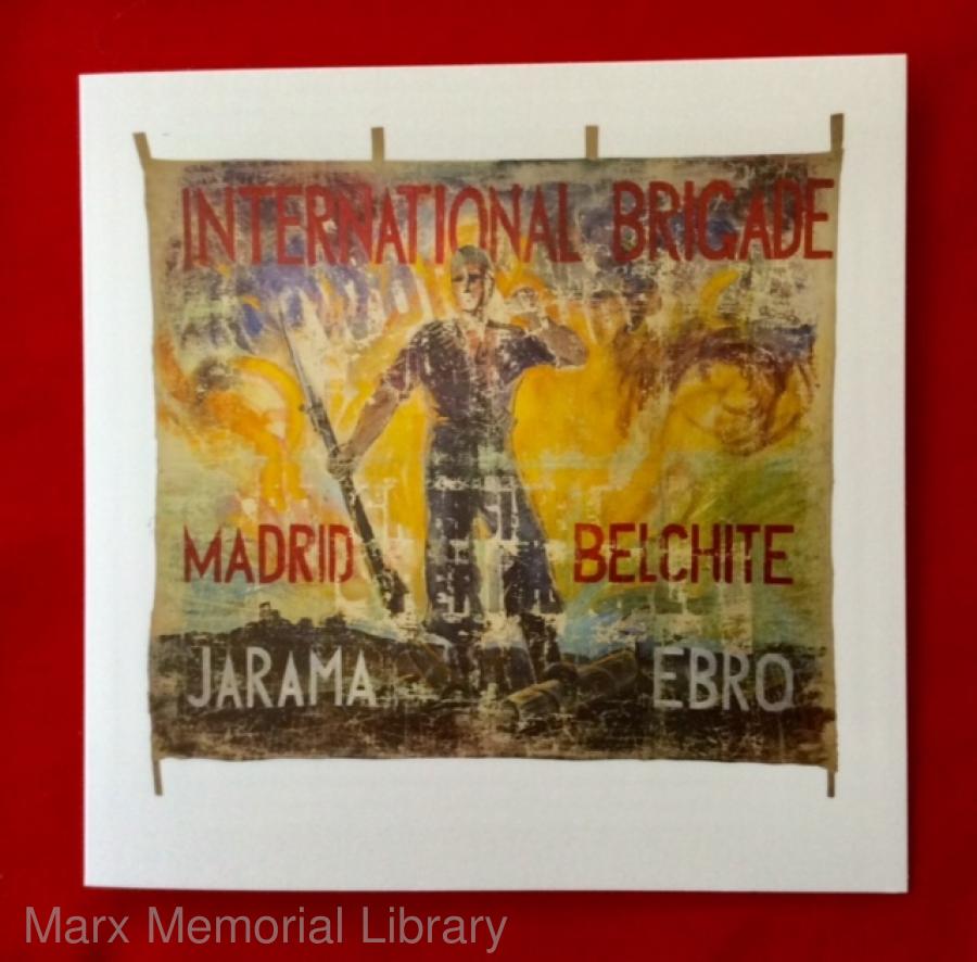 Banners for Spain card - International Brigade