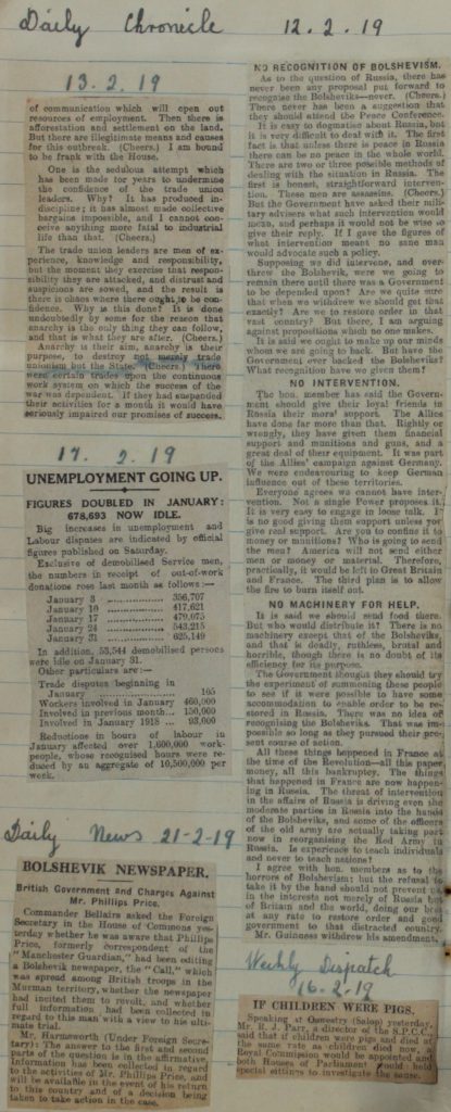 Bolshevik Newspaper Whole Page